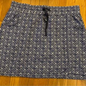 FAUX WRAP SKORT WITH SHORTS UNDERNEATH